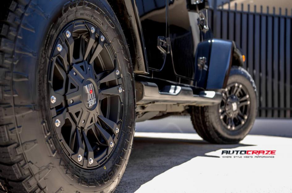 JEEP WRANGLER MONSTER XD 2 MATTE BLACK